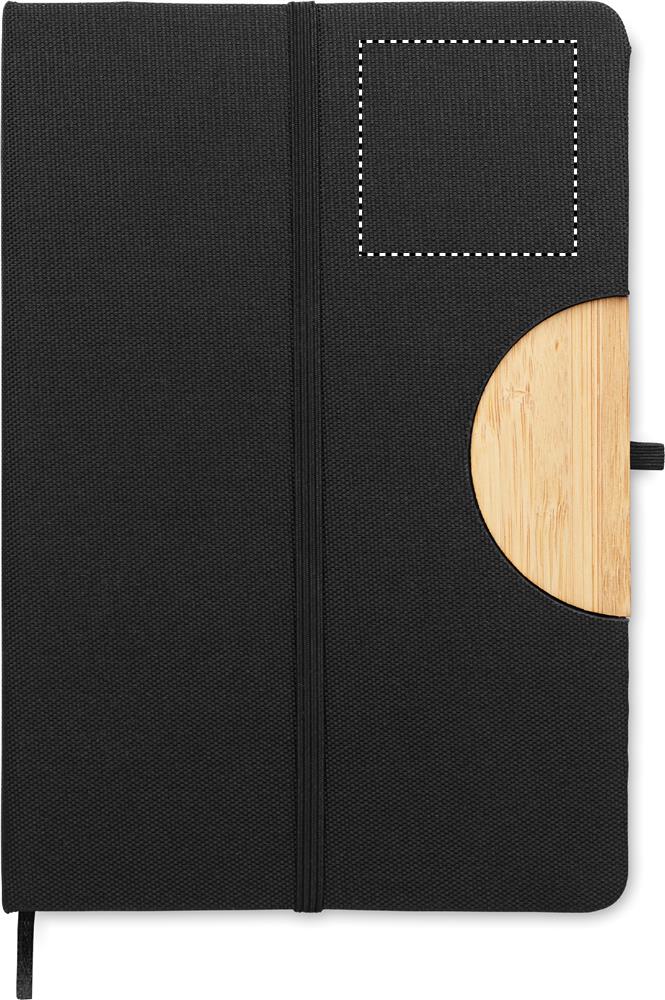 A5 RPET notebook 80 lined front upper 03