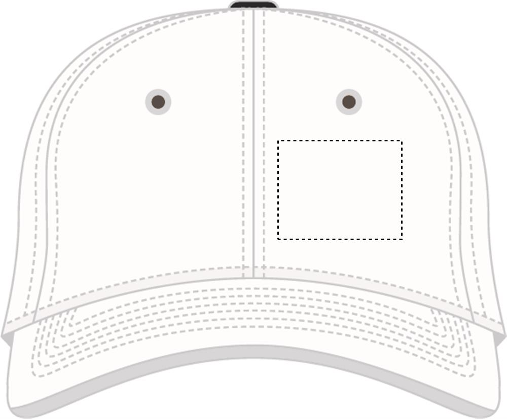 Cappellino 6 pannelli segment right 06