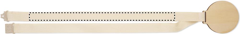 Medaglia di legno strap(s) back 40