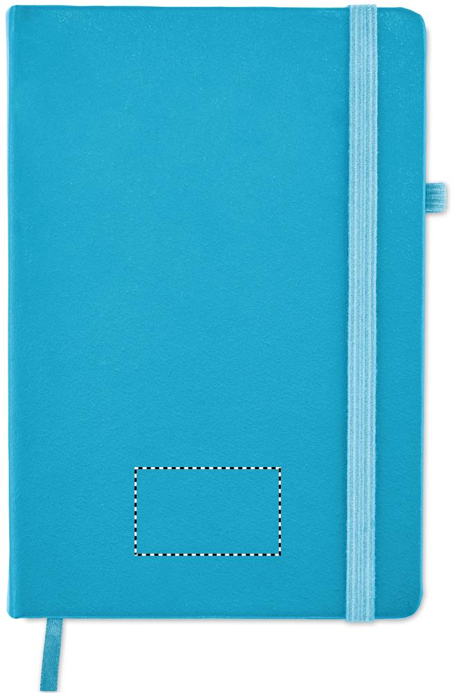 Notebook A5 in PU riciclato front pad 12