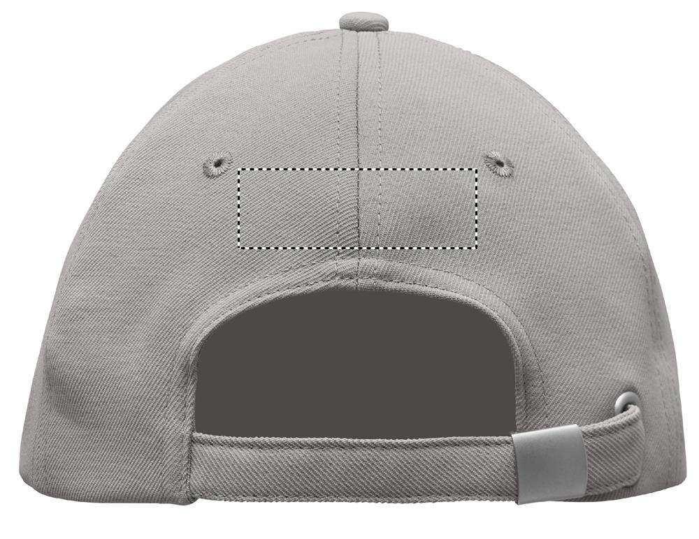 RPET 5 panel baseball cap back 07