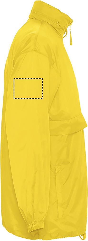 Giacca a vento SURF Unisex arm right go