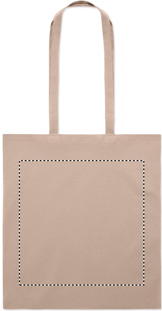 140 gr/m² cotton shopping bag back 65