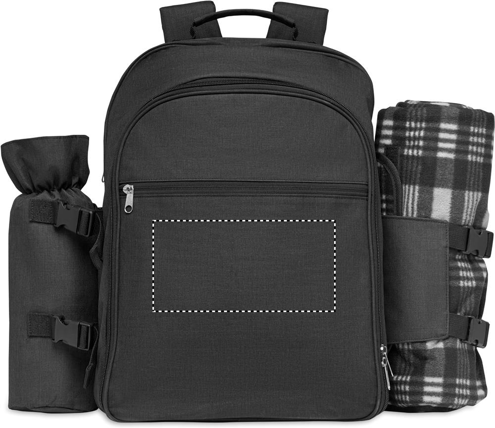 4 person Picnic backpack front pocket 03