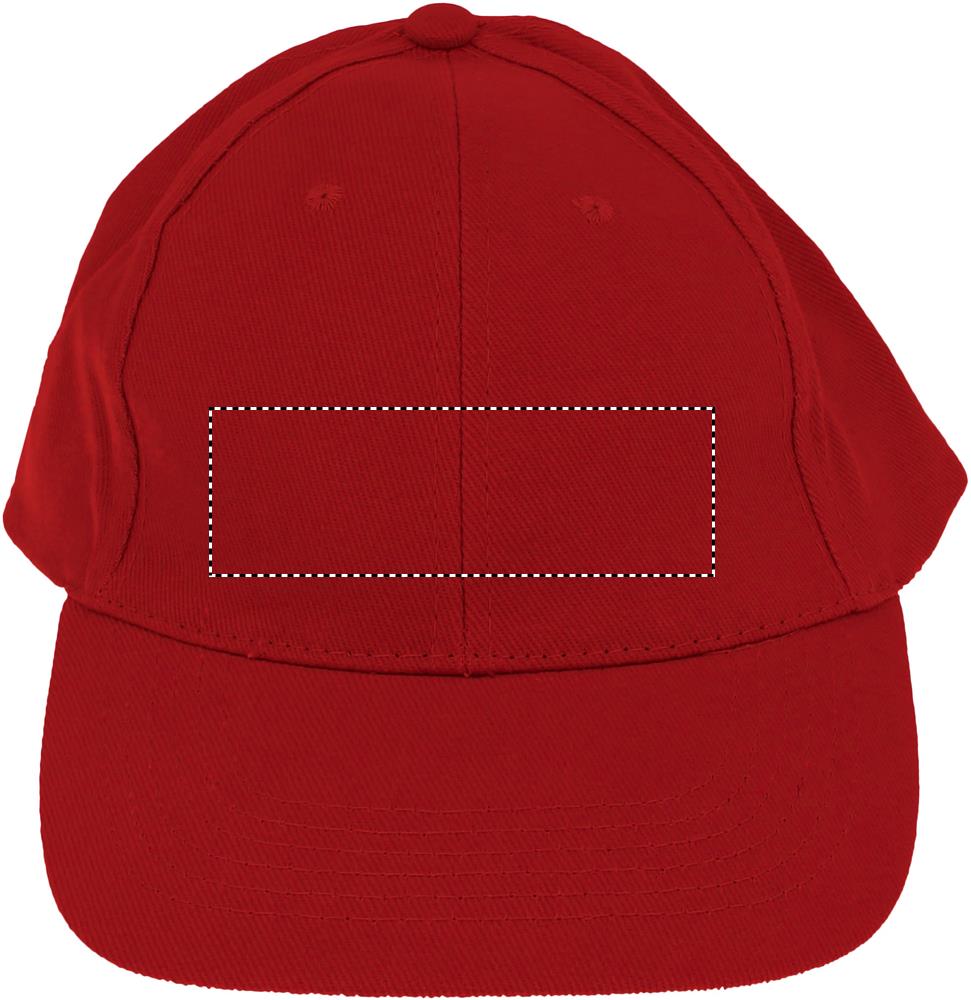 Cappello 6 segmenti front embroidery 05