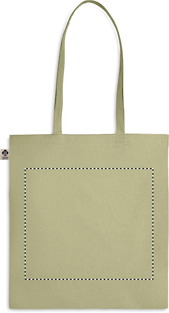 Organic cotton shopping bag back td1 09