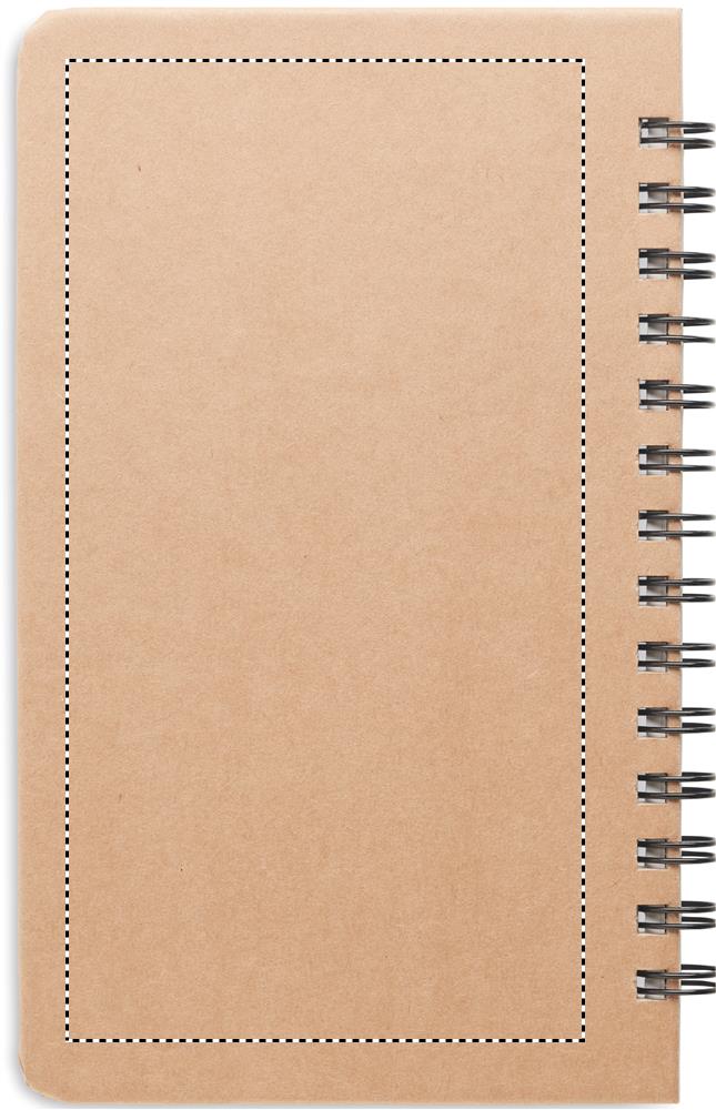 Notebook in legno di pino back 13