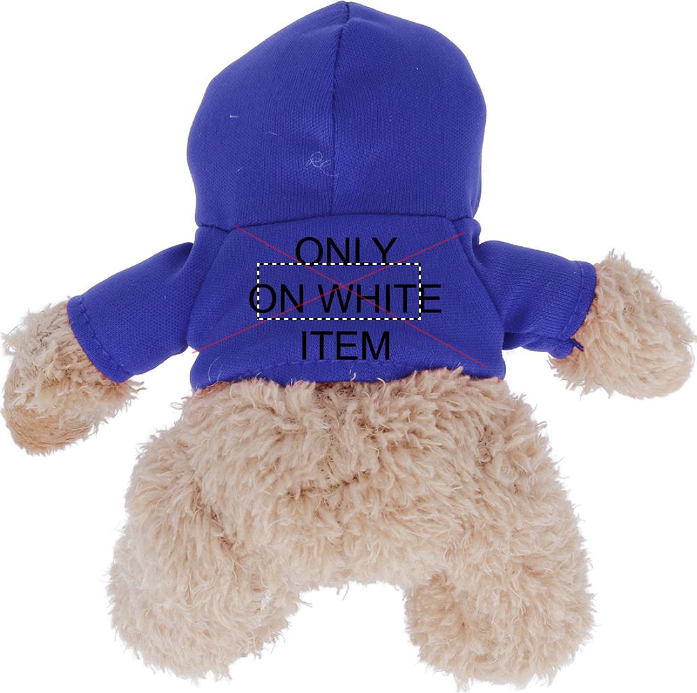 Teddy bear plus with hoodie tshirt back ts 04