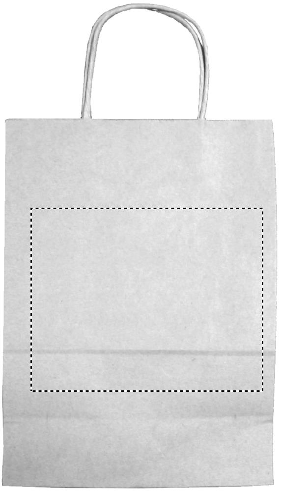 Gift paper bag medium 150 gr/m² back 06