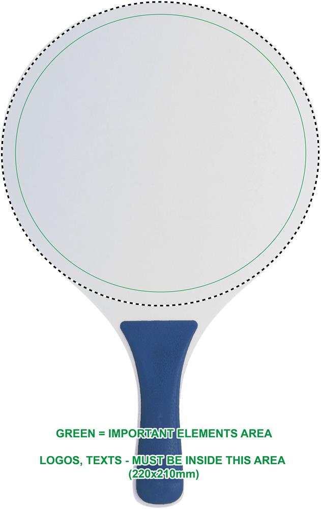 Beach tennis set racket 1 front pd 04