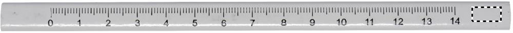 Carpenters pencil with ruler front 06