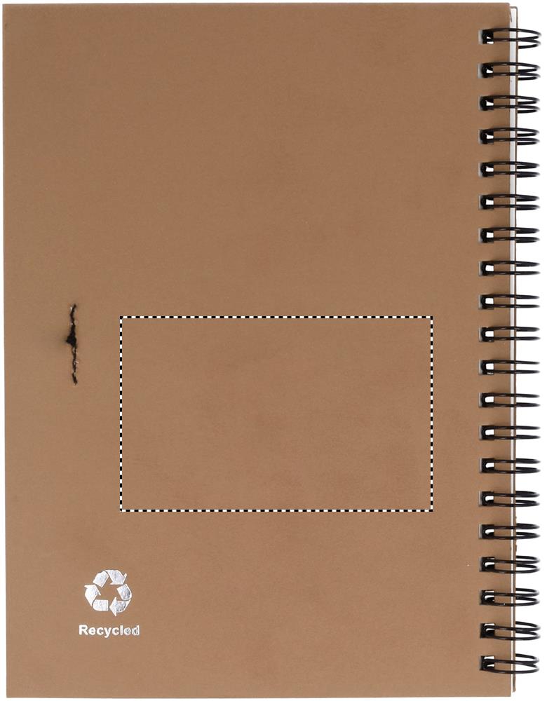 B6 Recycled notebook with pen back notebook 13