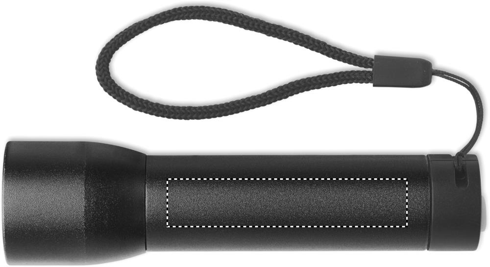 Aluminium rechargeable torch side 1 03