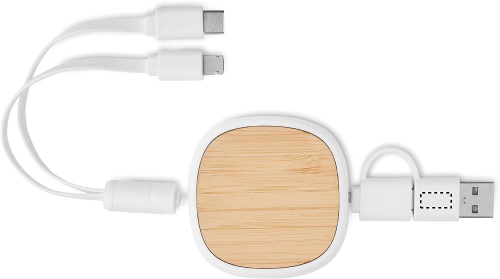 Retractable charging USB cable plug side 2 06