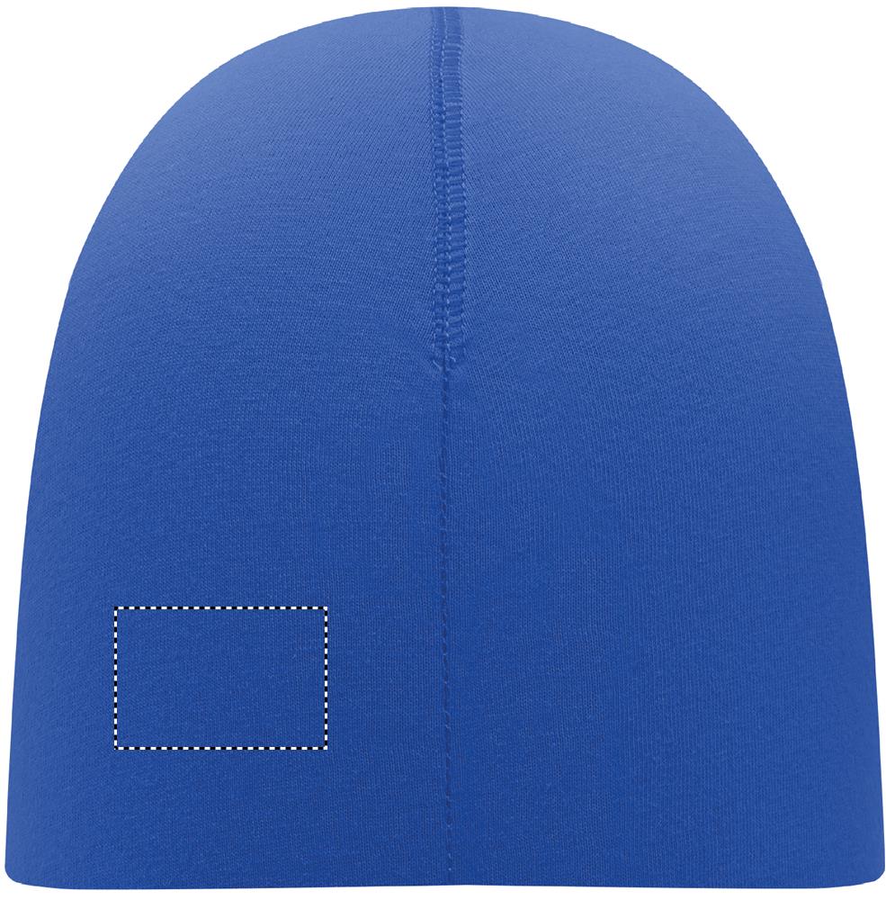 Unisex beanie in cotton back side 2 37