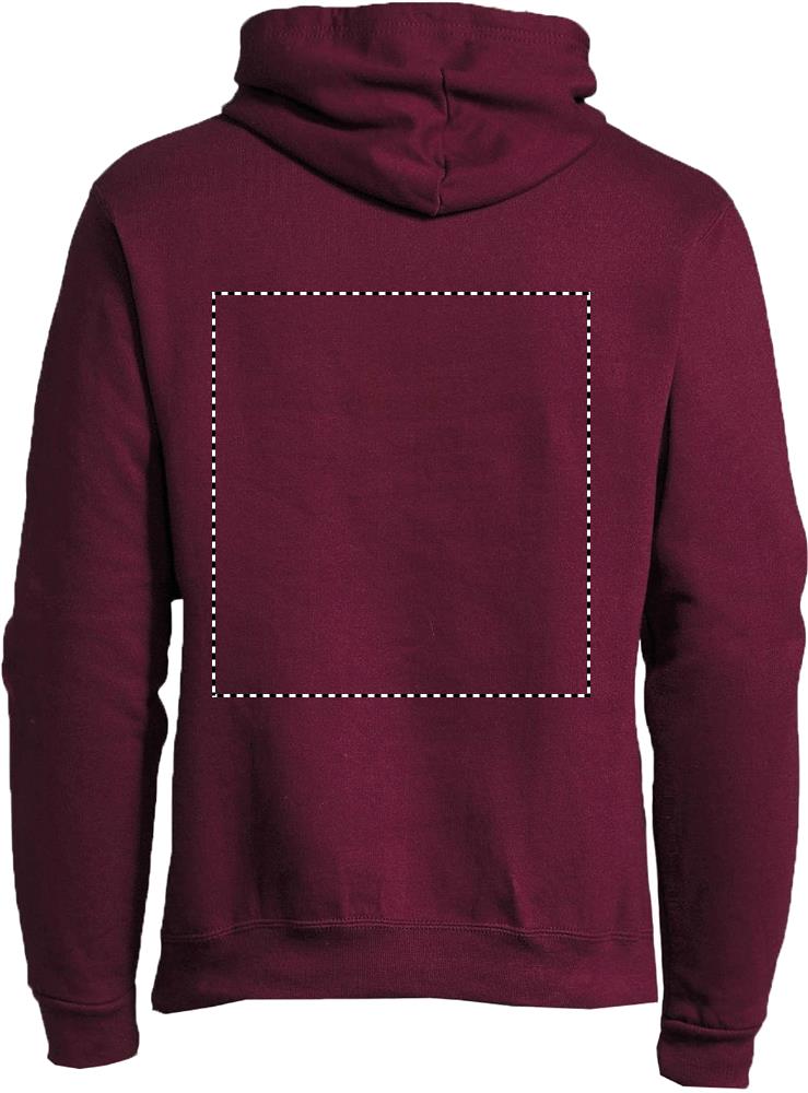 SNAKE Hood Sweater below the hood bg