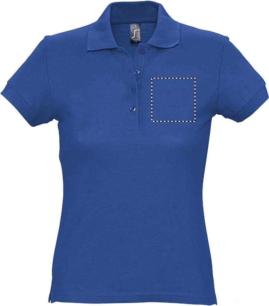 PASSION WOMEN POLO 170g chest rb