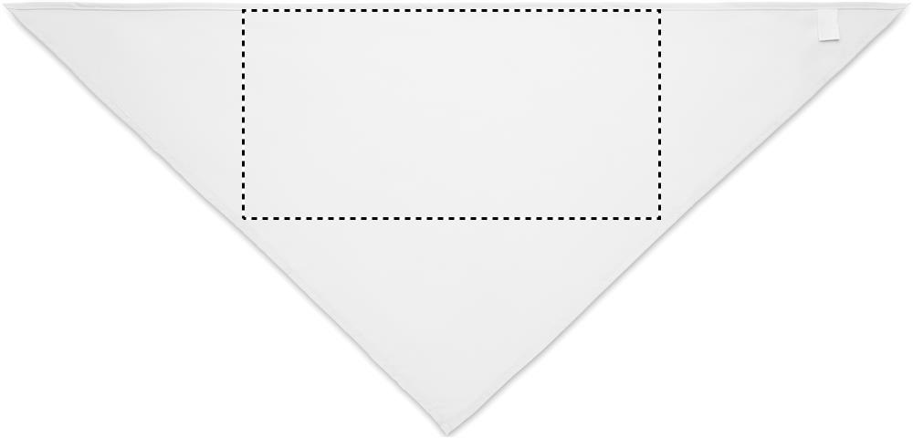 BANDANA POLYCOTTON side 2 neck wh