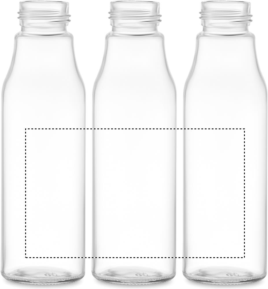 Glass bottle 500 ml roundscreen 22