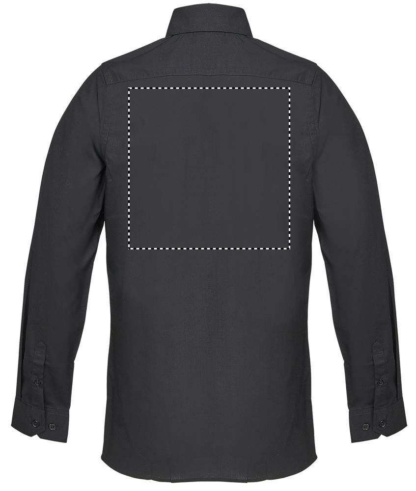 BAILEY MEN POPLIN SHIRT back bk