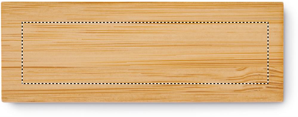 Name tag holder in bamboo front pad 40