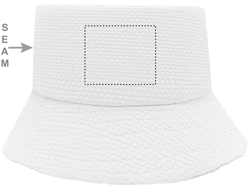 Paper straw bucket hat back upper 06