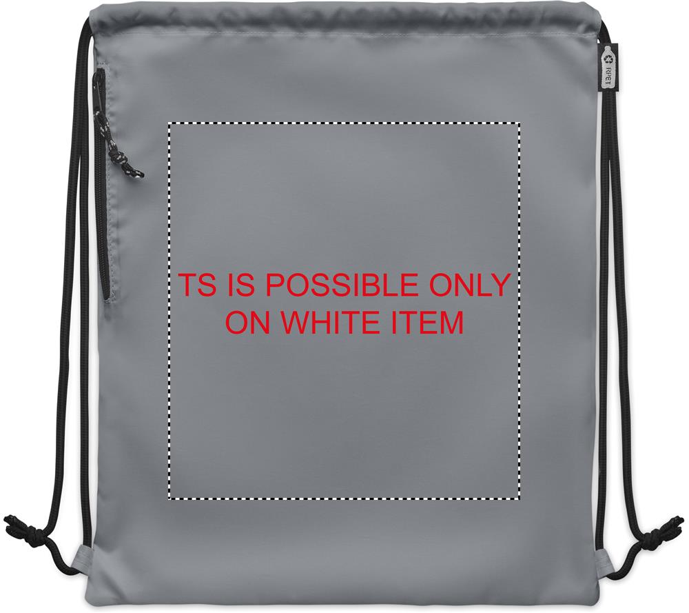 Sacca grande 300D RPET front on white 07