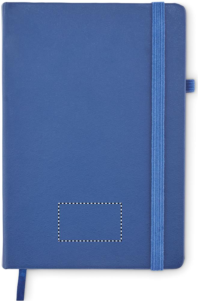 Recycled PU A5 lined notebook front pad 04