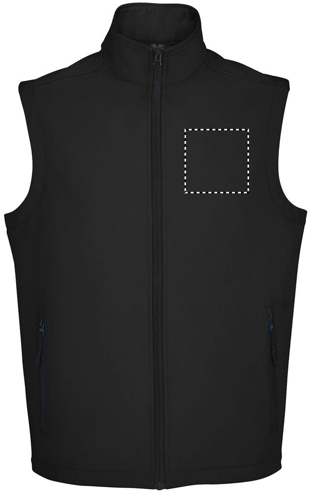 RACE BW MEN SOFTSHELL chest left bk