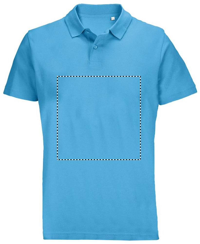 PULSE UNISEX POLO front aq