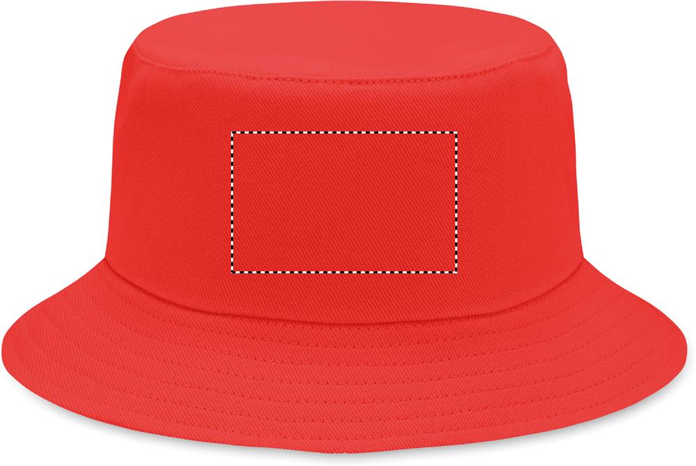 Brushed 260gr/m² cotton sunhat front 05