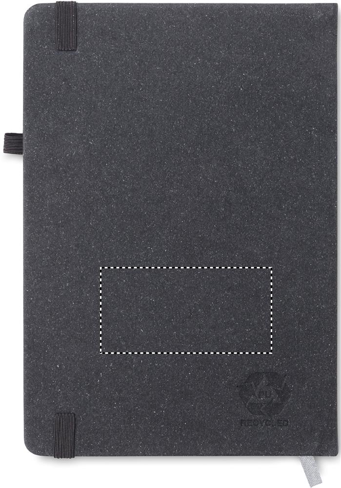 Notebook A5 in PU riciclato back pad 03