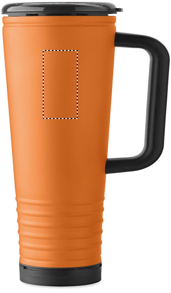 Bicchiere doppio strato 700 ml laser right handed 10