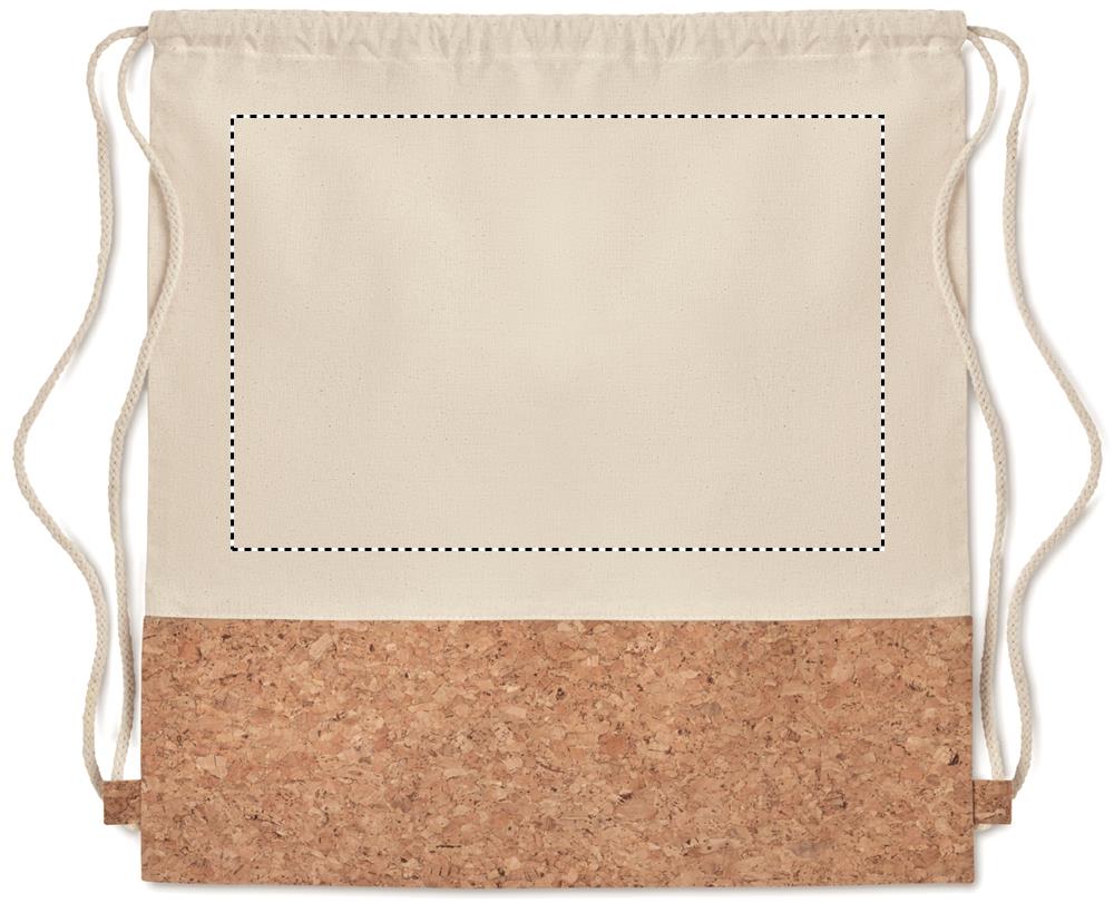 160gr/m² cotton drawstring bag front 13