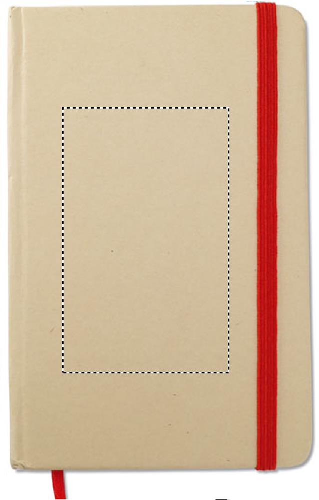 A6 recycled notebook 96 plain front 05