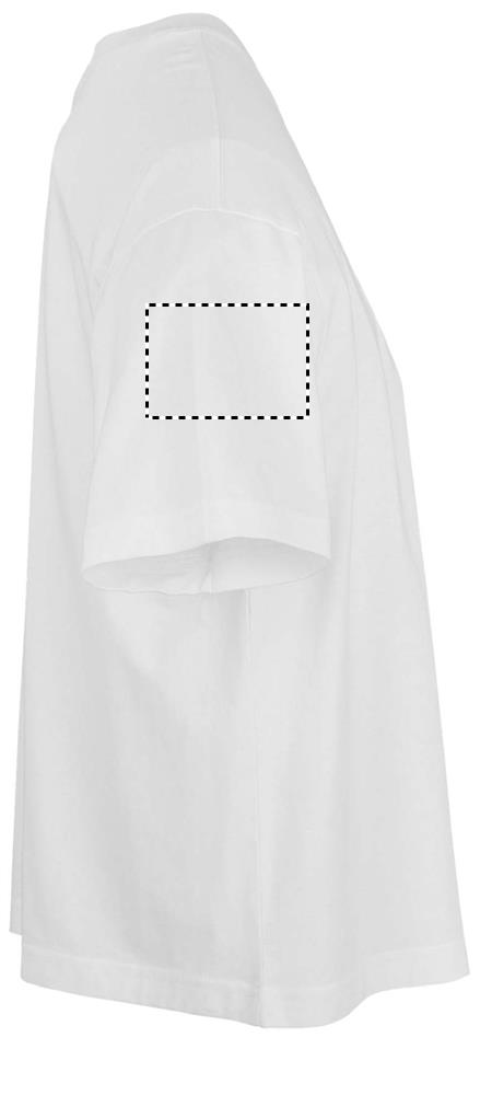 BOXY WOMEN OVERSIZE T-SHIRT arm right wh