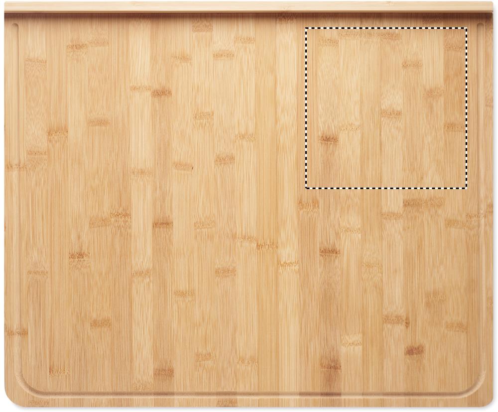 Large bamboo cutting board side 1 40