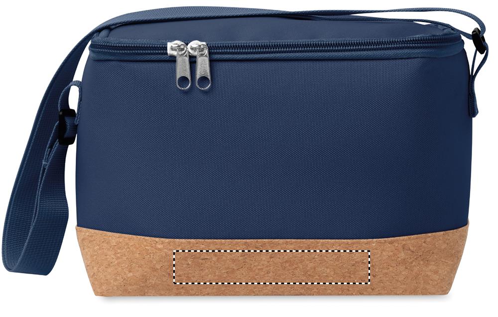 600D RPET cooler bag front cork 85