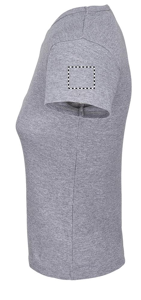 SARA WOMEN'S RIBBED T-SHIRT arm left dh