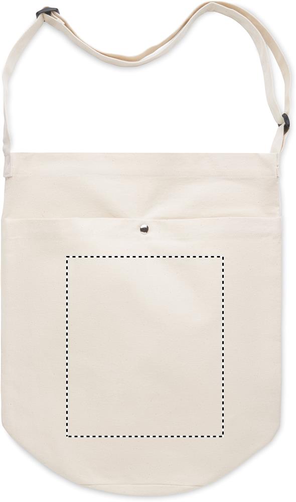 Canvas shopping bag 270 gr/m² front 13