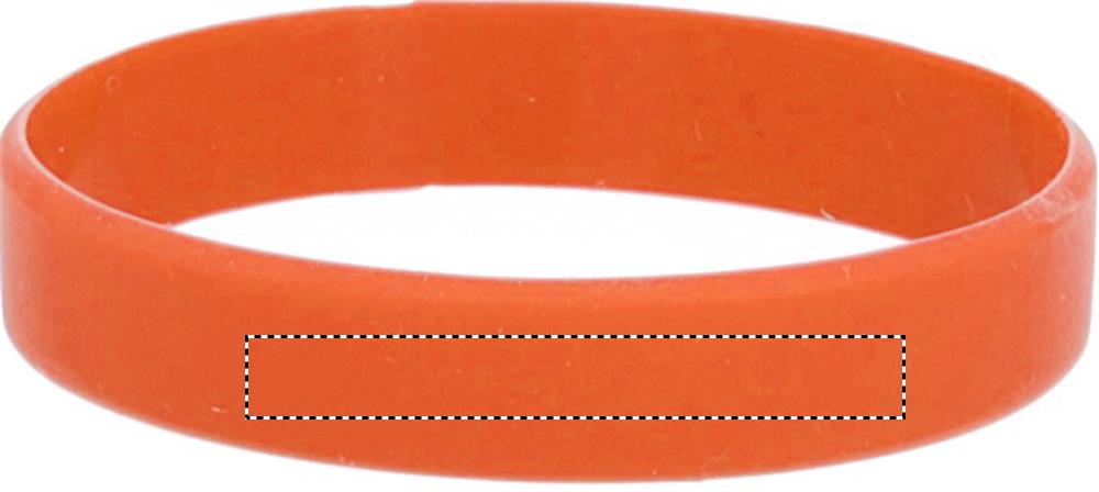 Silicone wristband band front 10