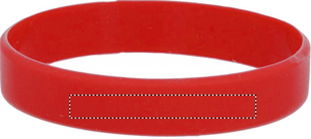 Silicone wristband band front 05