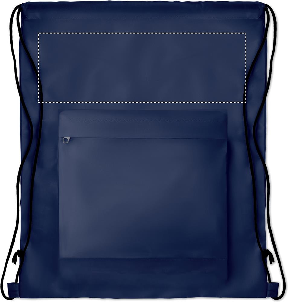 210D Polyester drawstring bag front 04