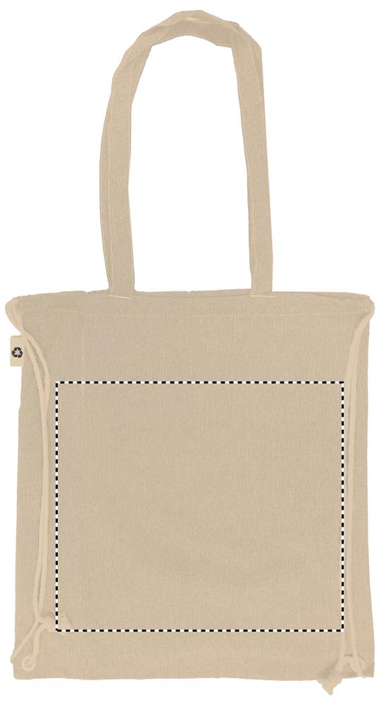 140gr/m² recycled fabric bag front td1 13
