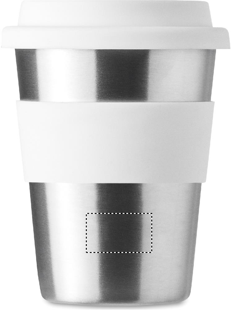 Bicchiere in acciaio inox mug front lower 06