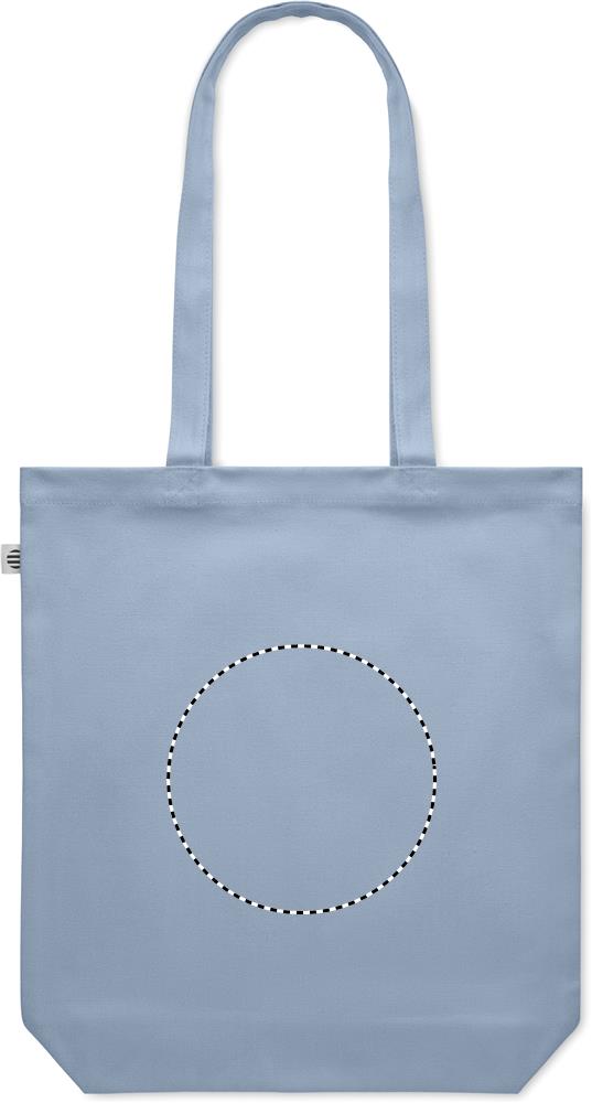 Canvas shopping bag 270 gr/m² back embroidery 66