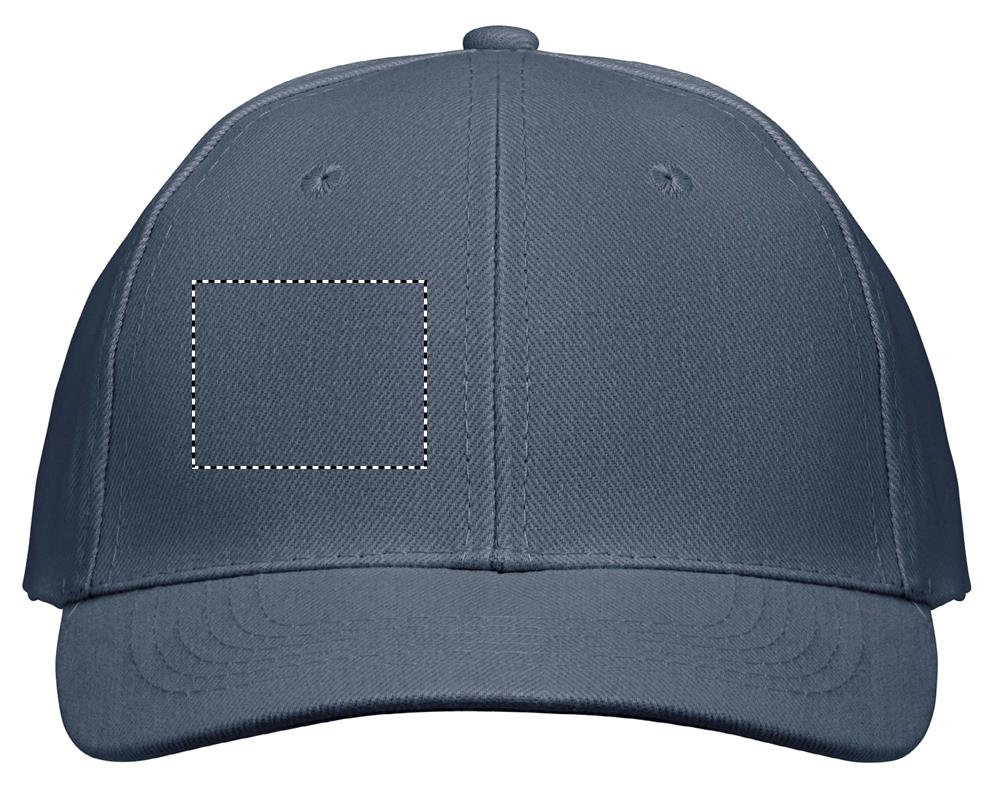 BUFFALO SIX PANEL CAP front dm