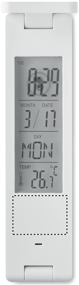 Desktop lamp and weather statio front 06