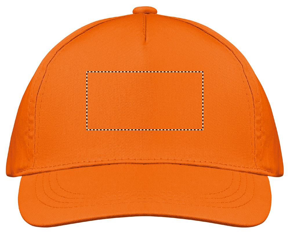 BUZZ FIVE PANEL CAP front or