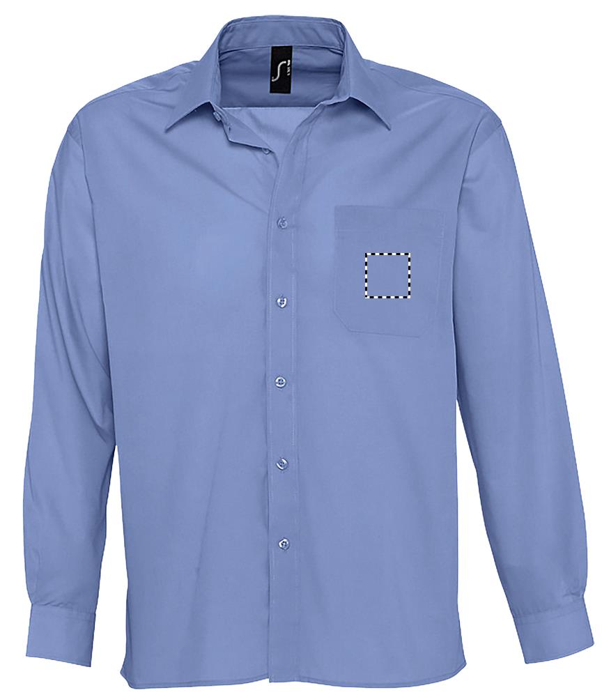 BALTIMORE POPLIN MEN SHIRT front pocket mb